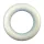 polystyrene foam wreath (D) 25cm white