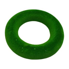 polystyrene foam wreath (D) 25cm green