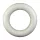 polystyrene foam wreath (D) 30cm white