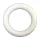 polystyrene foam wreath (O) 16cm white