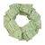 Wreath made of willow pieces, 25 cm wall paint-like pale green