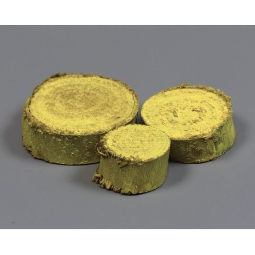 Fa szelet 1cm×3-9cm falfestékes sárga