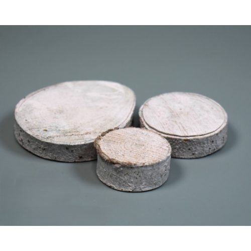 Fa szelet 1cm×3-9cm falfestékes rózsaszín