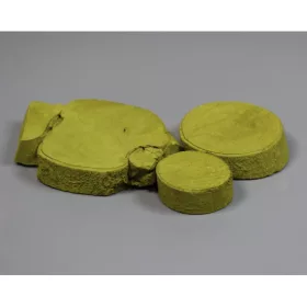 Fa szelet 1cm×3-9cm falfestékes oliva