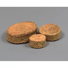 Fa szelet 1cm×3-9cm falfestékes narancs