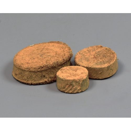 Fa szelet 1cm×3-9cm falfestékes narancs