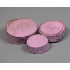 Fa szelet 1cm×3-9cm falfestékes mályva