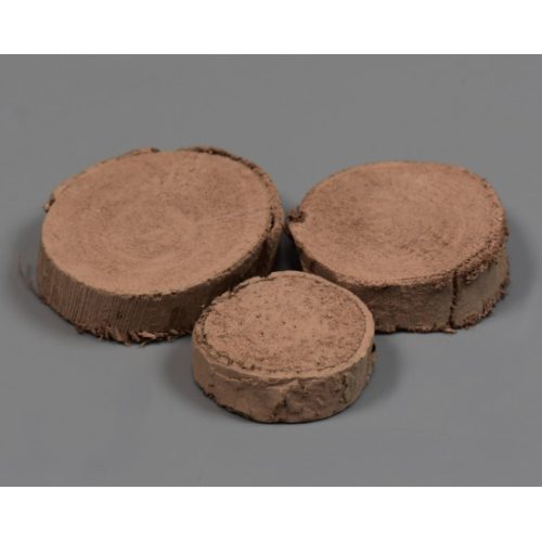 Fa szelet 1cm×3-9cm falfestékes cappuccino