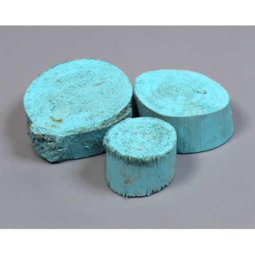 Fa szelet 1cm×3-9cm falfestékes aqua