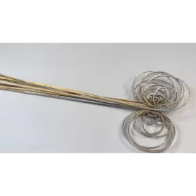 Cane tekercs glitteres ezüst