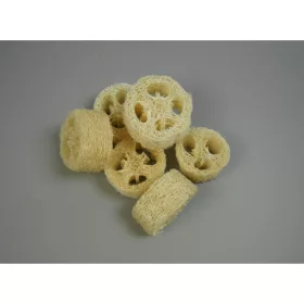 Luffa szelet 2,5cm×5-8cm fehérített