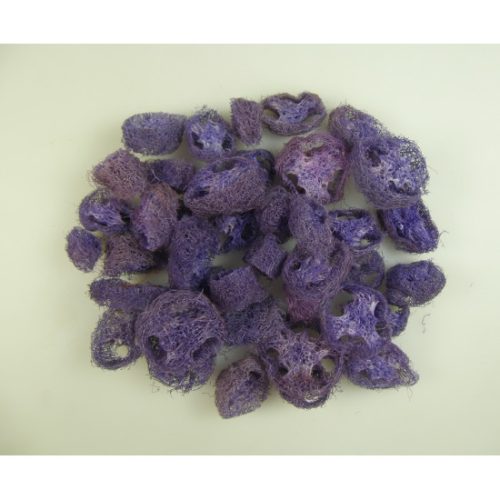 Luffa szelet 1,5cm feh.lila