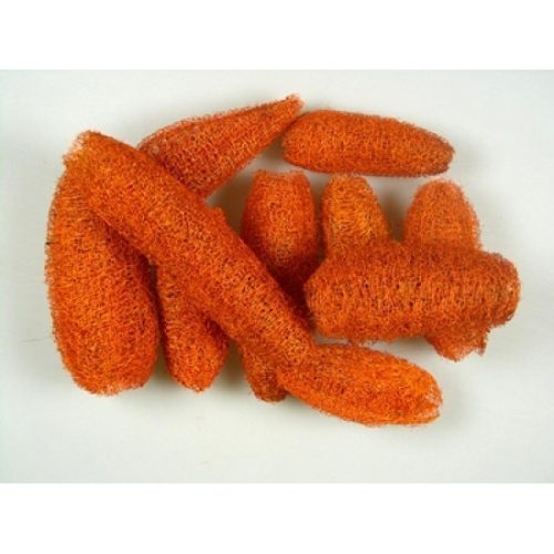 Luffa 8-10cm narancs