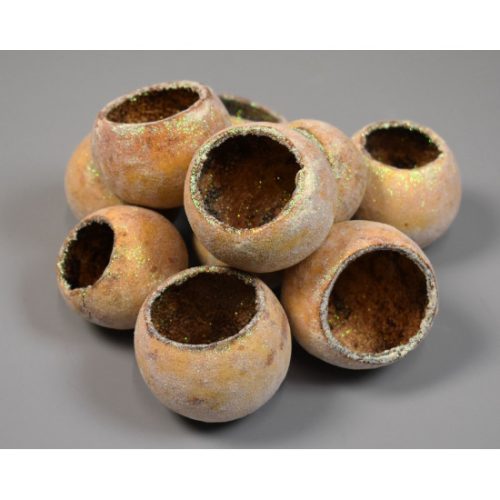 Bell cup 4-5cm glitteres gyöngyház