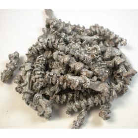 Banán szár 5cm ezüst&glitter