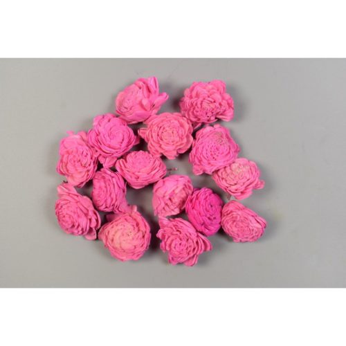 Ming boglárka fej 4cm rózsaszín