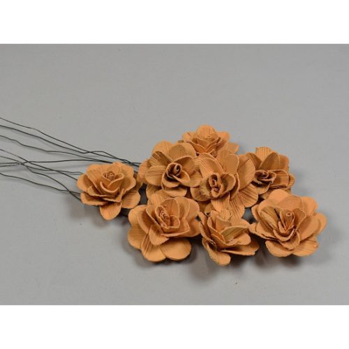 Akácia virág 6cm falfestékes narancs