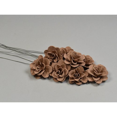 Akácia virág 6cm falfestékes cappuccino
