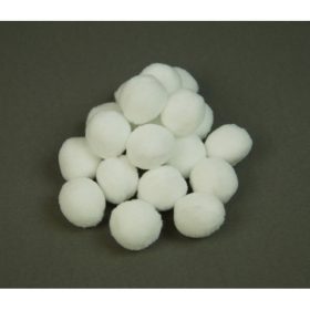 Kashmir golyó 2,5cm fehér