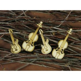 Fig. Gitár 3,6cm, hegedű 4,6cm natúr