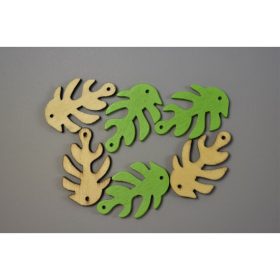 Fig. Filodendron levél 4cm natúr Nat/Z