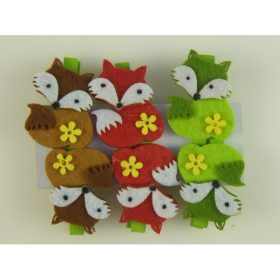 Fig. Csipesz filc rókával zacskós VZ/P/Ba