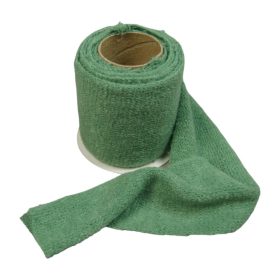 Fur knitted 8cm×2m green