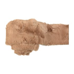 Fur rabbit 8cm×1.6m brown