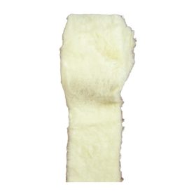 Fur rabbit 8cm×1.6m white