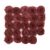 Fur pom pom 3cm burgundy