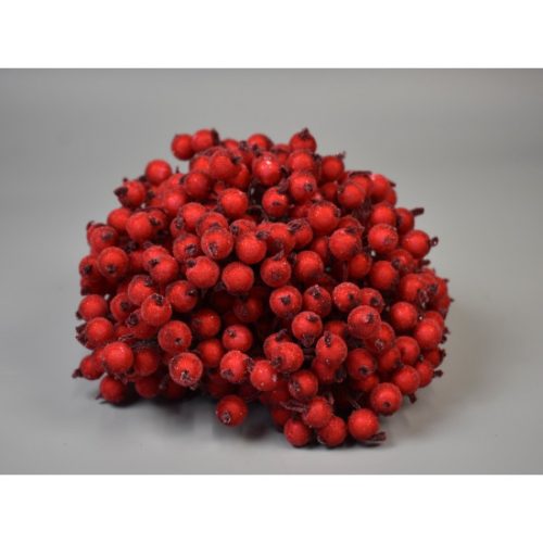 Betűző jeges bogyók 1,2cm 400db/cs piros
