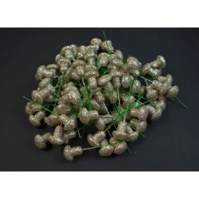 Betűző gomba 2cm pezsgő&glitter