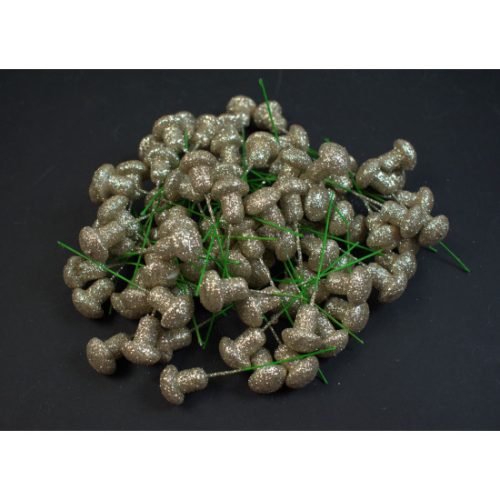 Betűző gomba 2cm pezsgő&glitter