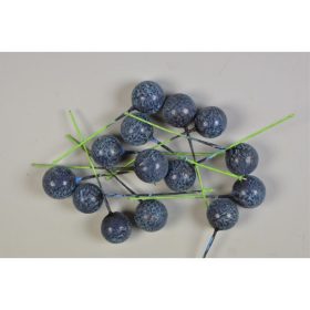 Betűző bogyó 2cm söt.kék