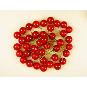 Betűző bogyó 2,5cm piros