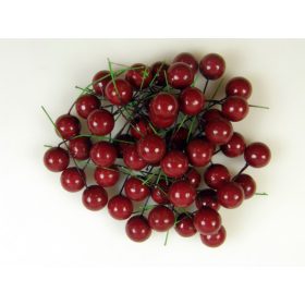 Betűző bogyó 1,5cm piros