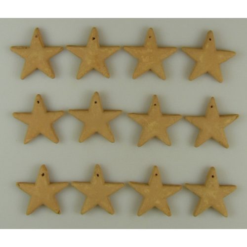 Terracotta csillag 5cm natúr