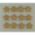 Terracotta csillag 2,5cm natúr