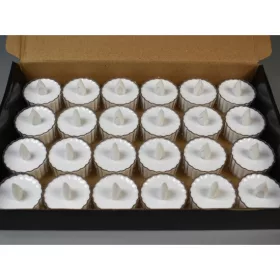 Teamécses ledes 5cm üveg muffin
