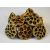 Lotus kicsi 4-6cm arany&glitter