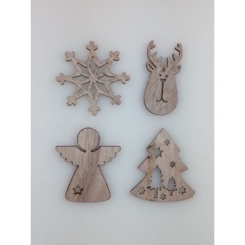 Karácsonyi figurák angyalos vegyes 5cm natúr 2.