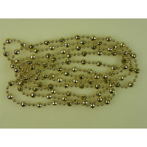 Gyöngy füzér "gyémánt" 4mm/8mm/2m bronz