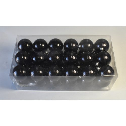 Gömb 6cm fekete