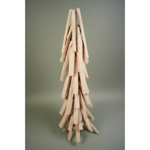 Fenyő uszadékfából 55cm falfestékes rózsaszín