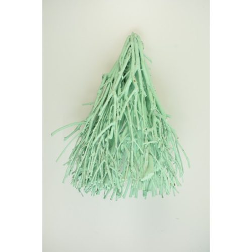 Fenyő torzonborz 30cm falfestékes aqua