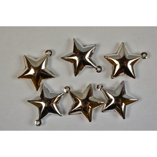 Csengő csillag 3,5cm fényes Pe/E