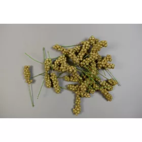 Betűző ribizli 4cm arany&glitter