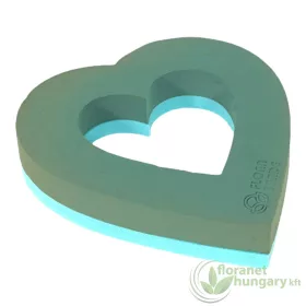 OASIS wet FOAM HEART WITH 34 CM HOLES
