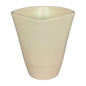 Orchid vase Quattro 14 cm matte butter color