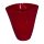 Orchid vase Quattro 14 cm matte burgundy